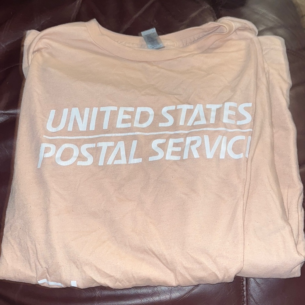 Postal service shirt.